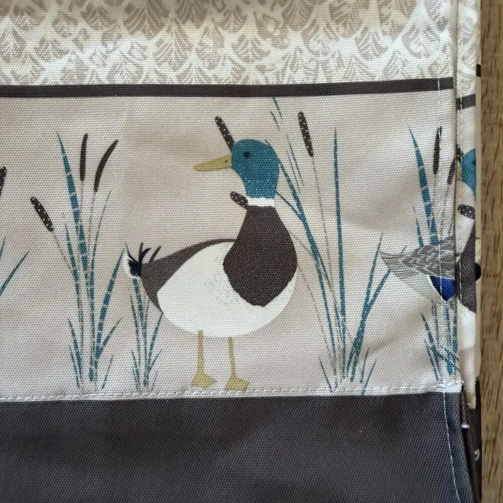 Mallard Duck Window Valances Rustic Cabincore Granpacore Vintage Lodge X2